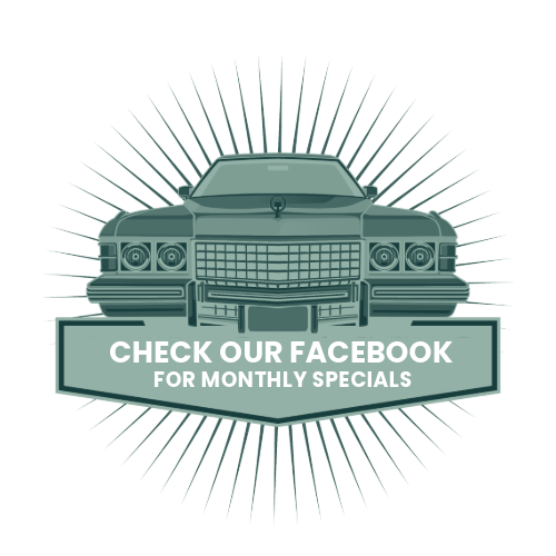 Check Facebook for monthly specials!